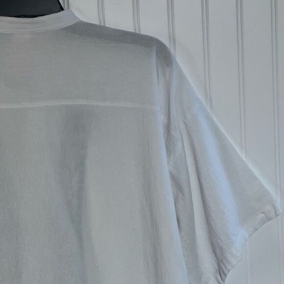 Vintage Malri Hand Made Embroidered White Button Down Mens XXL Short Sleeve - Picture 11 of 11